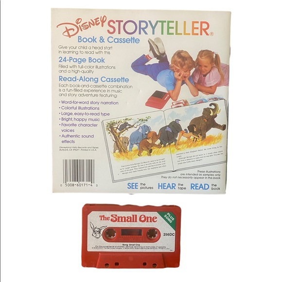 Disney's The Small One Book & Cassette Tape - Picture 4 of 4